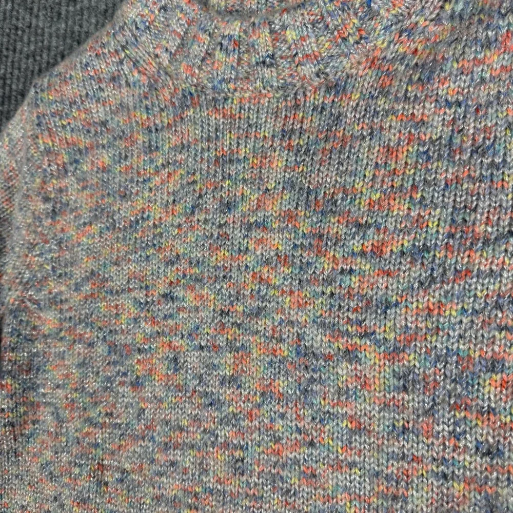 Boden Sweater Womens 2 Confetti Metallic Knit Crew Neck Pullover Preppy Cozy